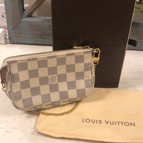 Louis Vuitton Handbags - Louis Vuitton Damier Azur mini pouchette